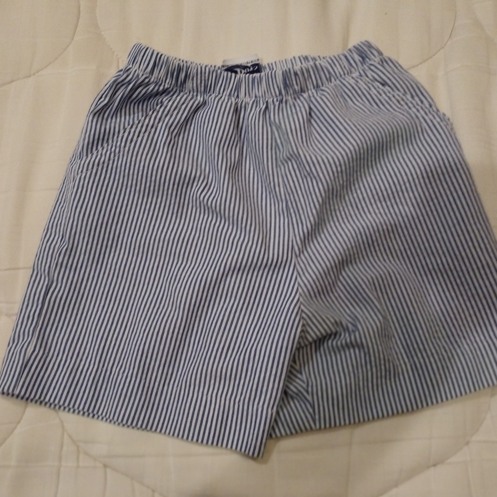 Bailey Boys striped blue and white shorts